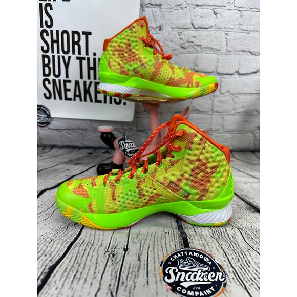 Under Armour Sour Patch Kids Curry 1 Mens 8.5 Green Candy Basketball Shoes NEW main image 6